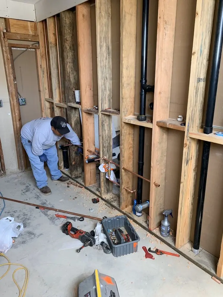 Commercial rough-in plumbing for Gas Line Repair in Northpoint